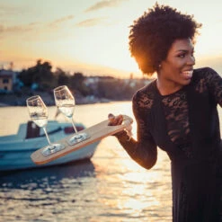 Magnetiske Champagneglass I Krystall Silwy, 2 Stk.