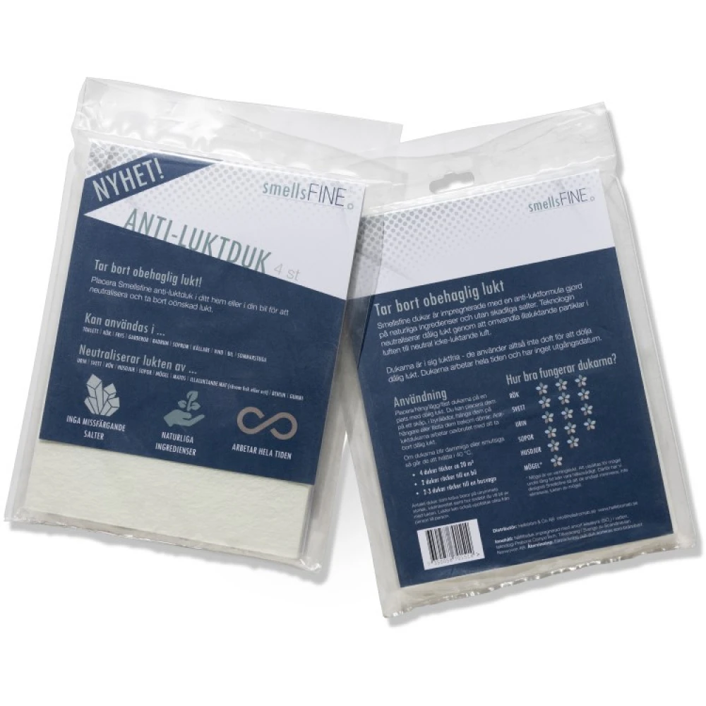 Anti-luktduk Smellsfine, 4 Stk. 5 Anti-luktduk Smellsfine, 4 Stk. - Bilde 3