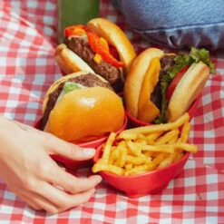 Hamburgerholdere, 4 Stk. 14 Hamburgerholdere, 4 Stk. -Weston Butikk 13636 3