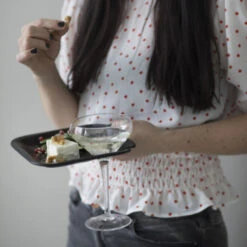 Bærebrett Med Glassholder